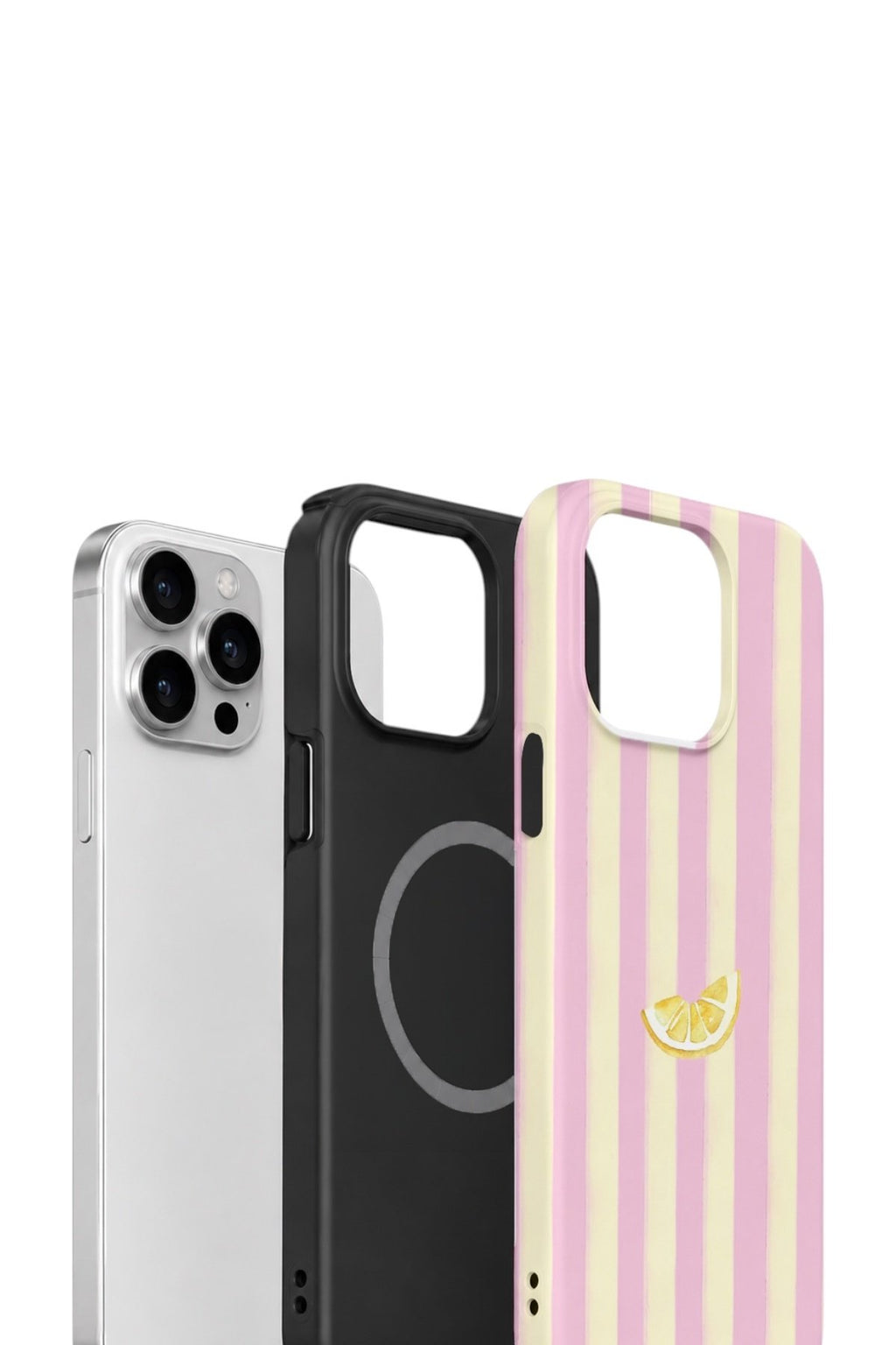 iPhone 15 Pro Vorian Çift Katmanlı MagSafe Kılıf Lemon Charm Pink