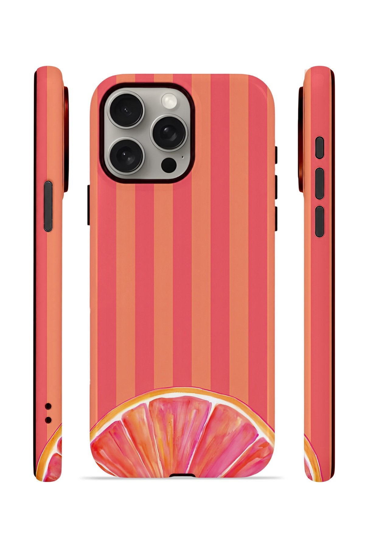 iPhone 15 Pro Vorian Çift Katmanlı MagSafe Kılıf Grapefruit Sunset