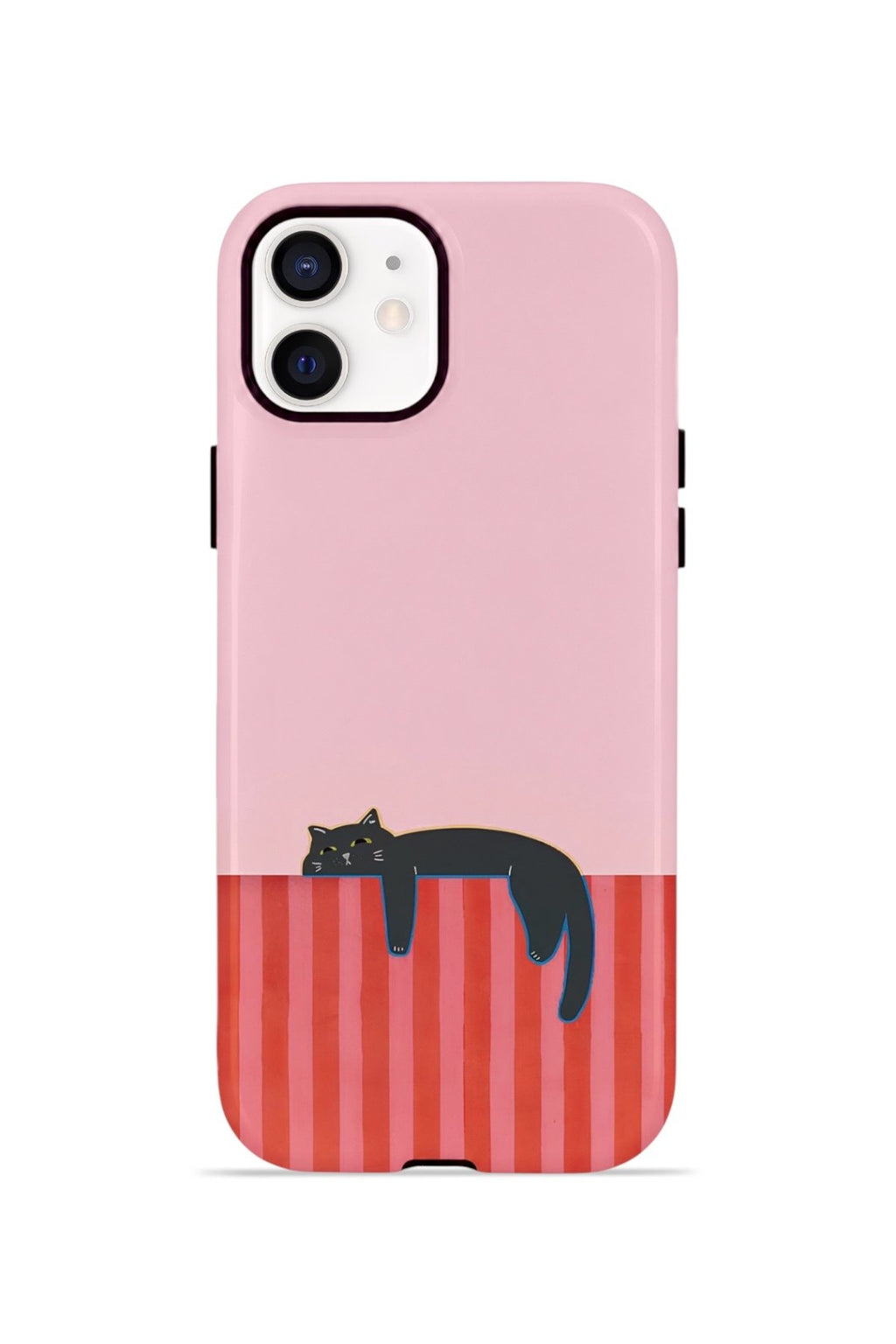 iPhone 11 Vorian Çift Katmanlı MagSafe Kılıf Lazy Cat Sunset