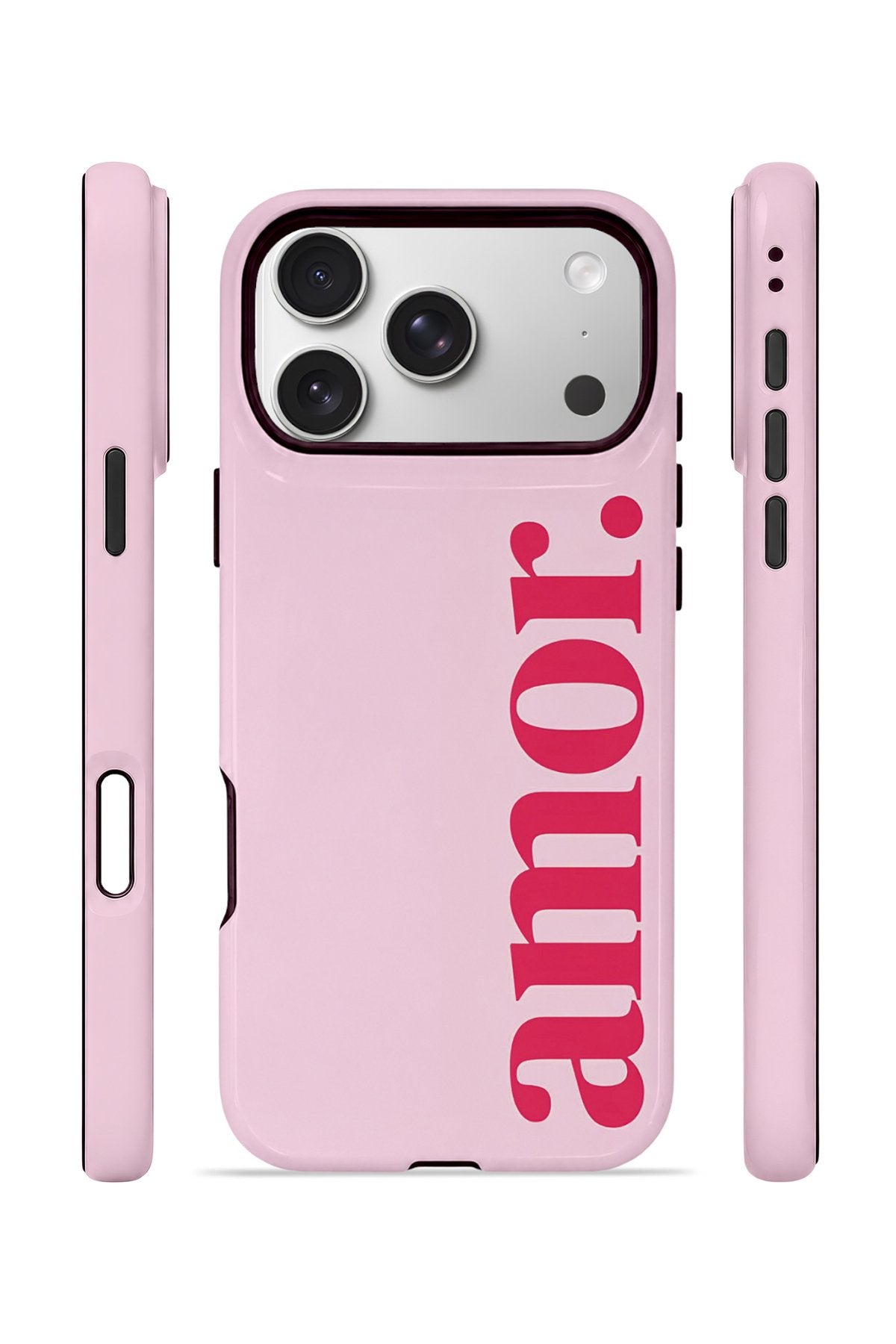 iPhone 17 Pro Max Vorian Çift Katmanlı Kılıf Amour Pink