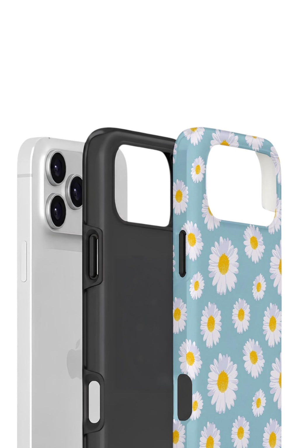 iPhone 17 Pro Max Vorian Çift Katmanlı Kılıf Daisy Sky