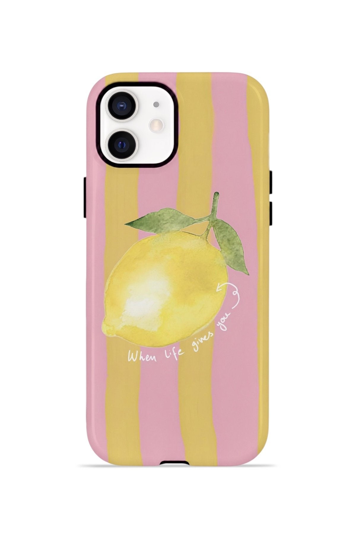 iPhone 11 Vorian Çift Katmanlı Kılıf Pink Lemon Muse