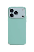 iPhone 17 Pro 6.3'' Soft Touch Lansman Silikon Kılıf Mint Yeşil