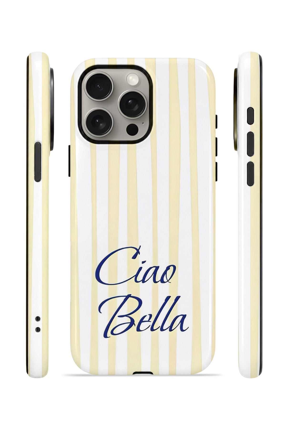 iPhone 15 Pro Vorian Çift Katmanlı Kılıf Ciao Bella Lemon