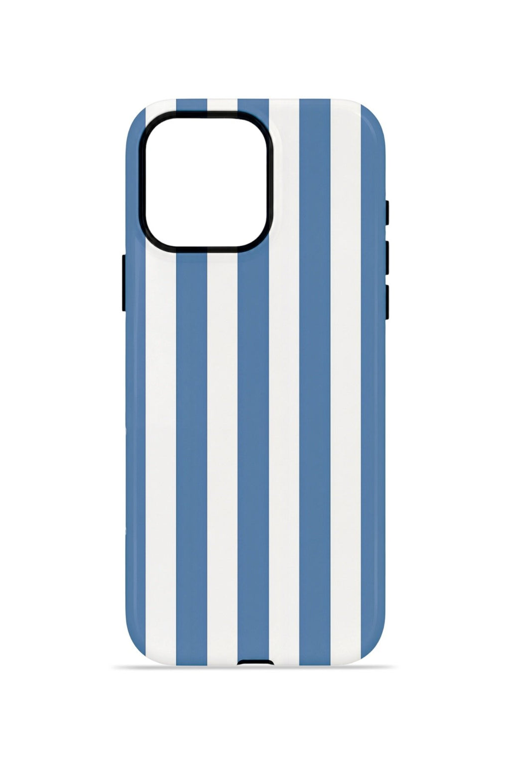 iPhone 15 Pro Max Vorian Çift Katmanlı Kılıf Blue Marina Stripe