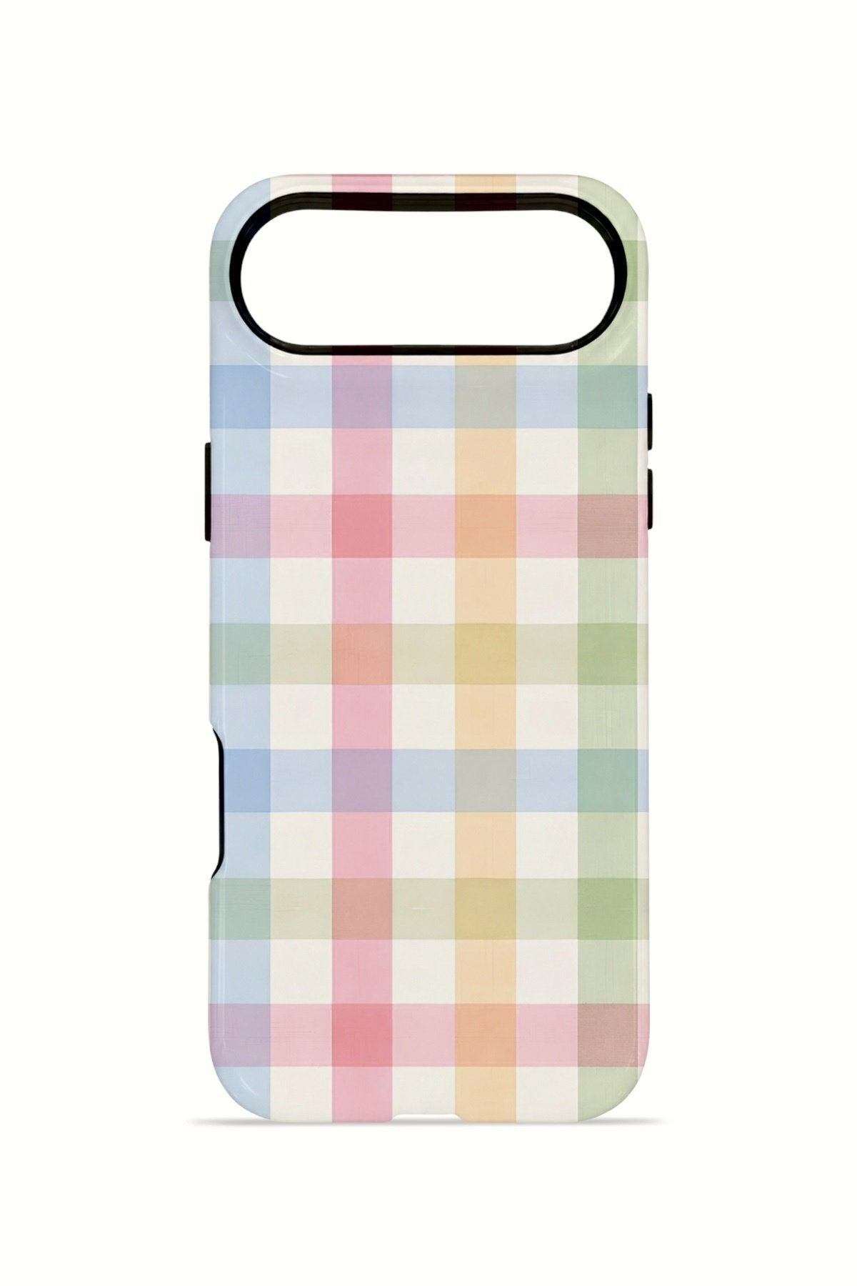 iPhone 17 Air Vorian Çift Katmanlı MagSafe Kılıf Pastel Gingham
