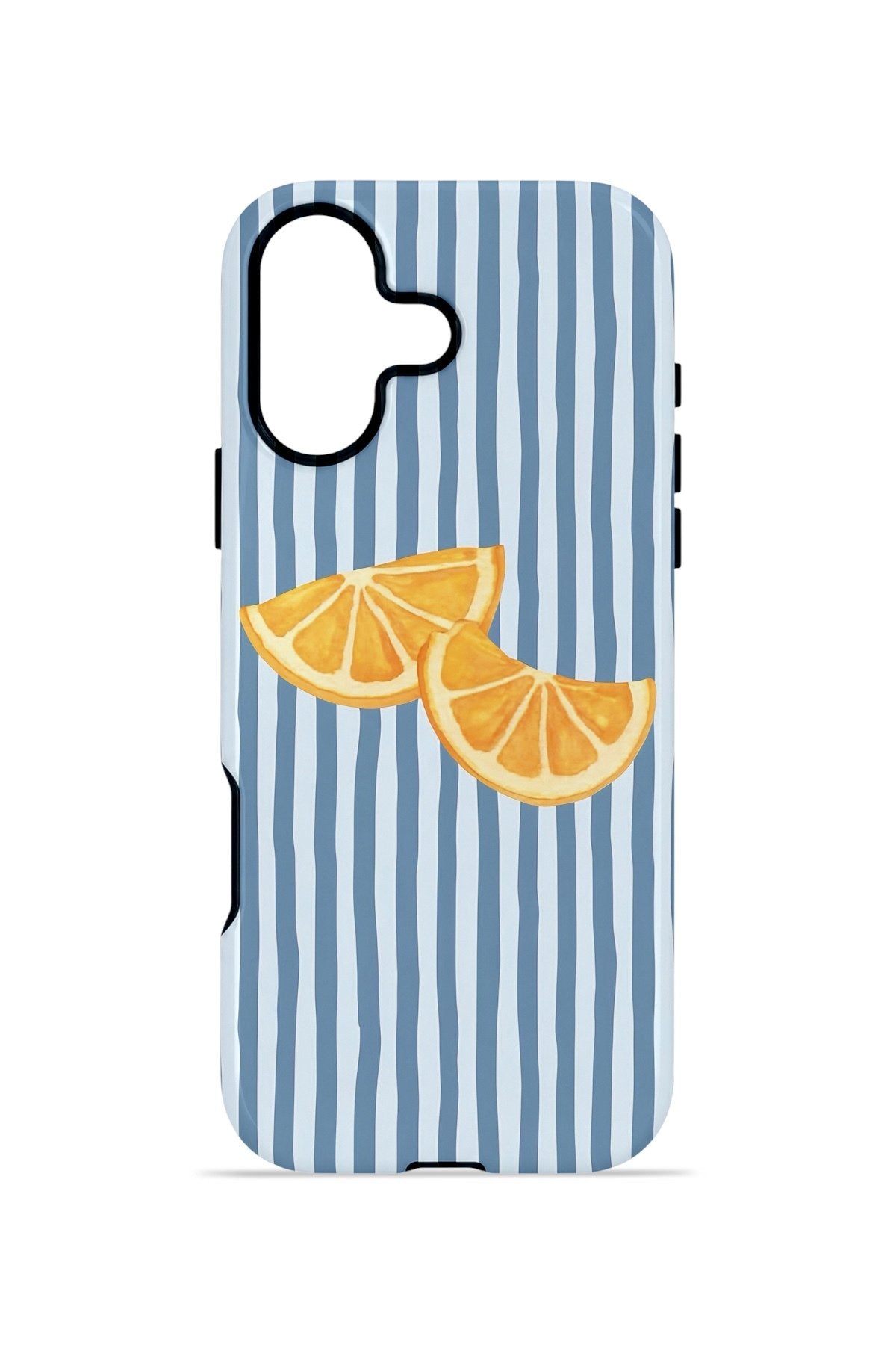 iPhone 16 Vorian Çift Katmanlı Kılıf Blue Orange Slices