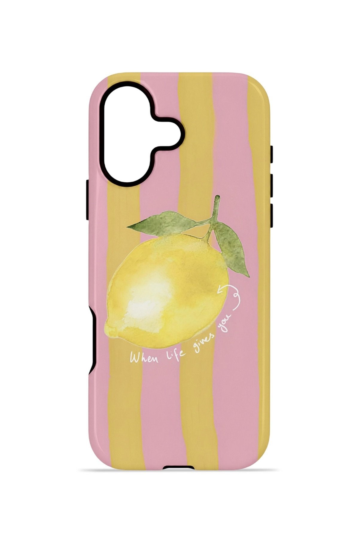 iPhone 16 Plus Vorian Çift Katmanlı Kılıf Pink Lemon Muse