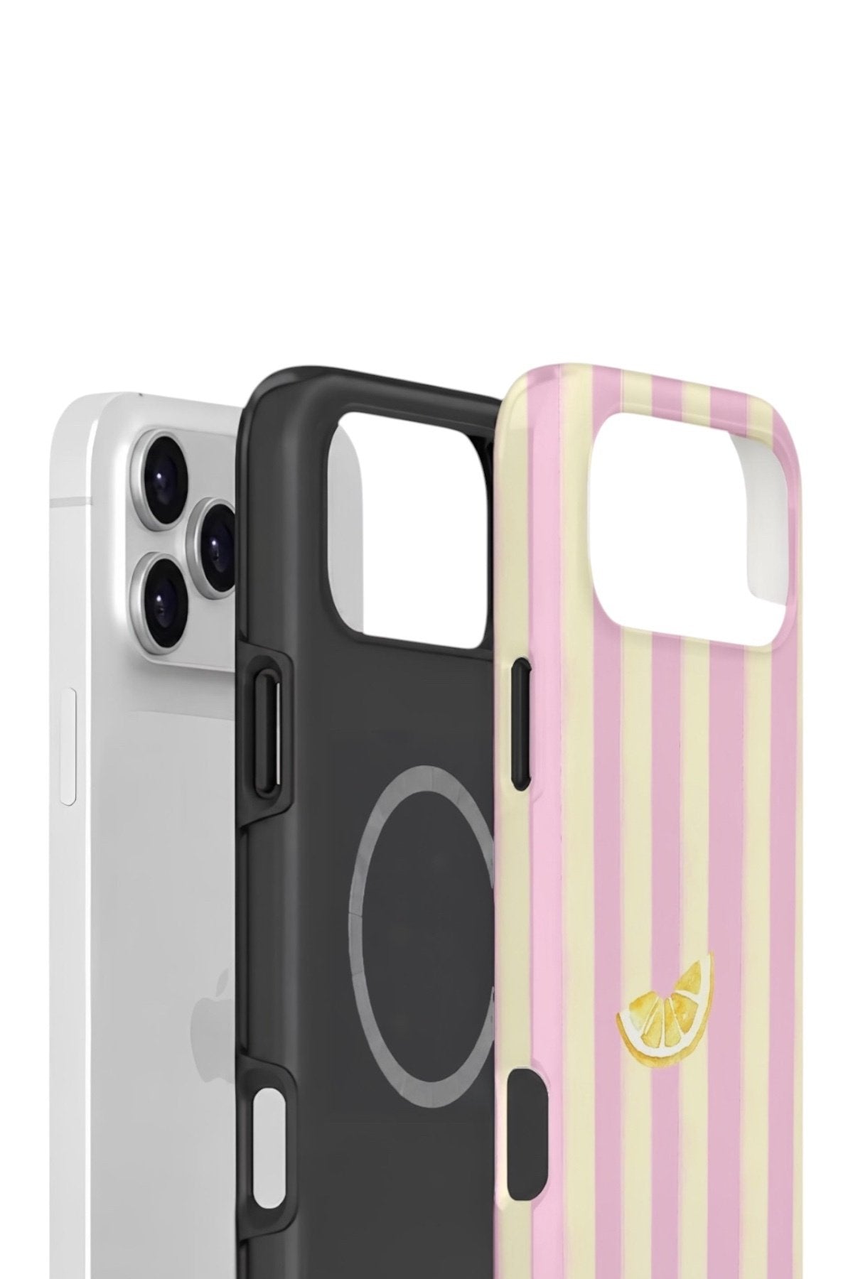 iPhone 17 Pro Vorian Çift Katmanlı MagSafe Kılıf Lemon Charm Pink
