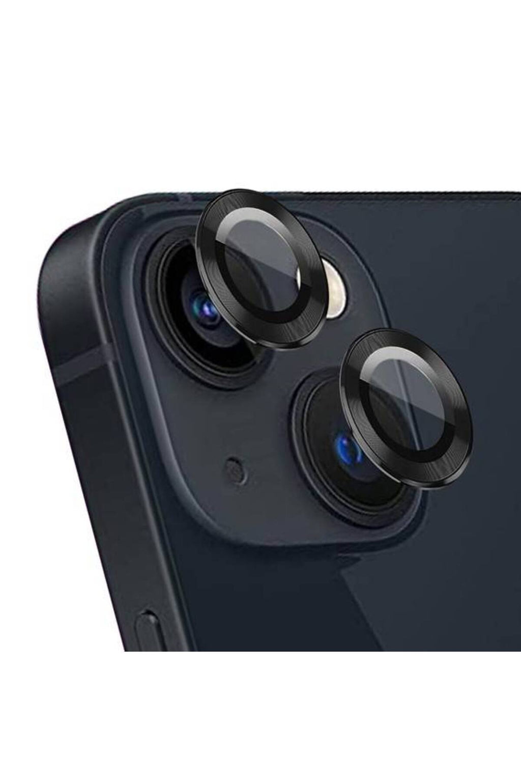 iPhone 14 6.1'' Metal Kamera Koruyucu Lens Siyah