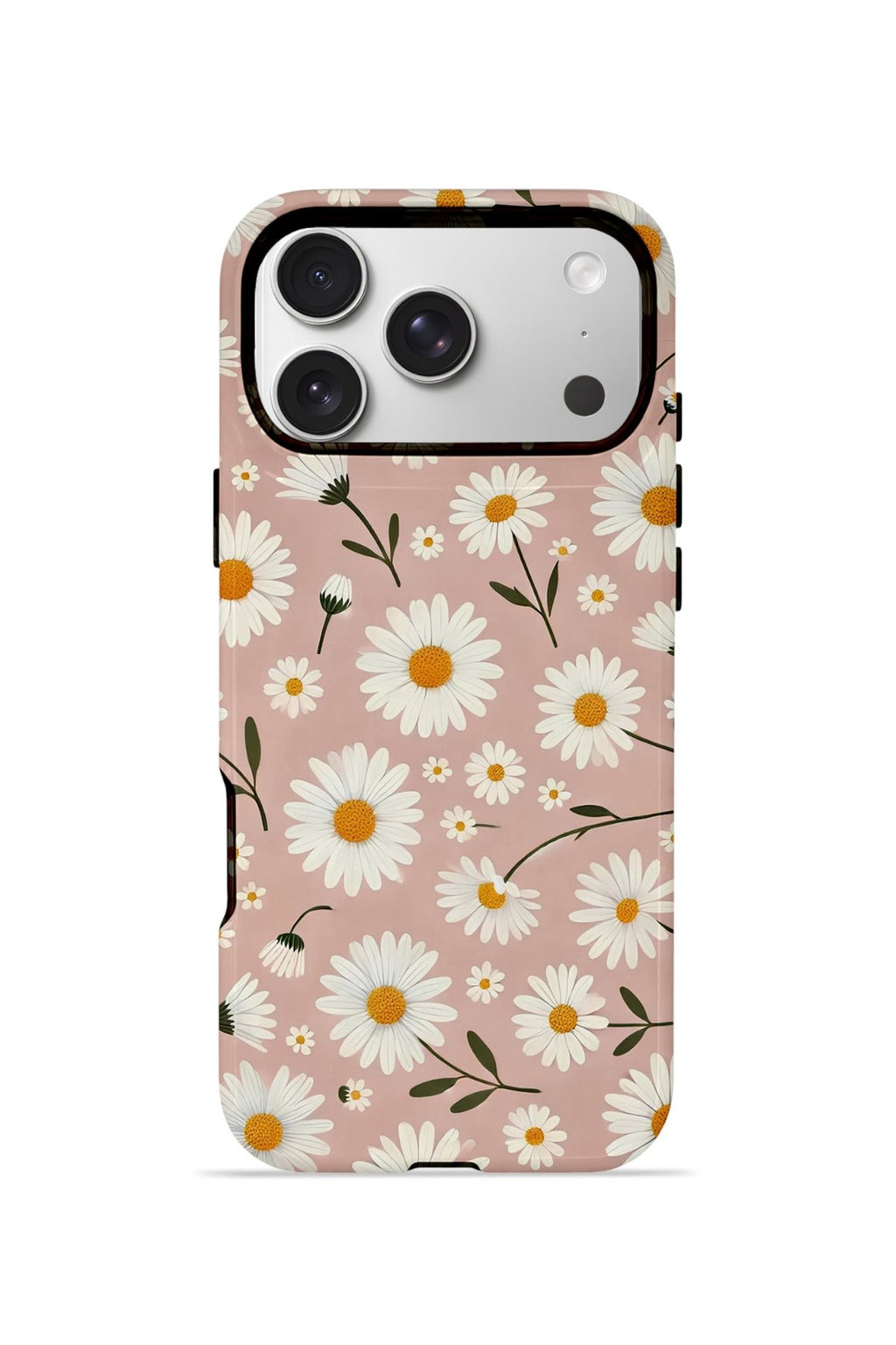 iPhone 17 Pro Vorian Çift Katmanlı Kılıf Daisy Mocha Garden