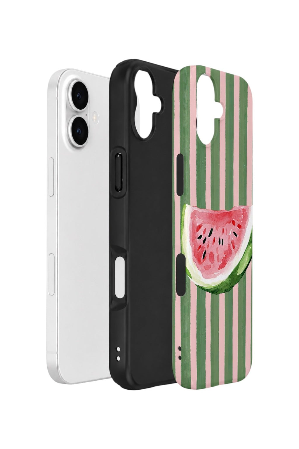 iPhone 16 Plus Vorian Çift Katmanlı Kılıf Watermelon Postcard
