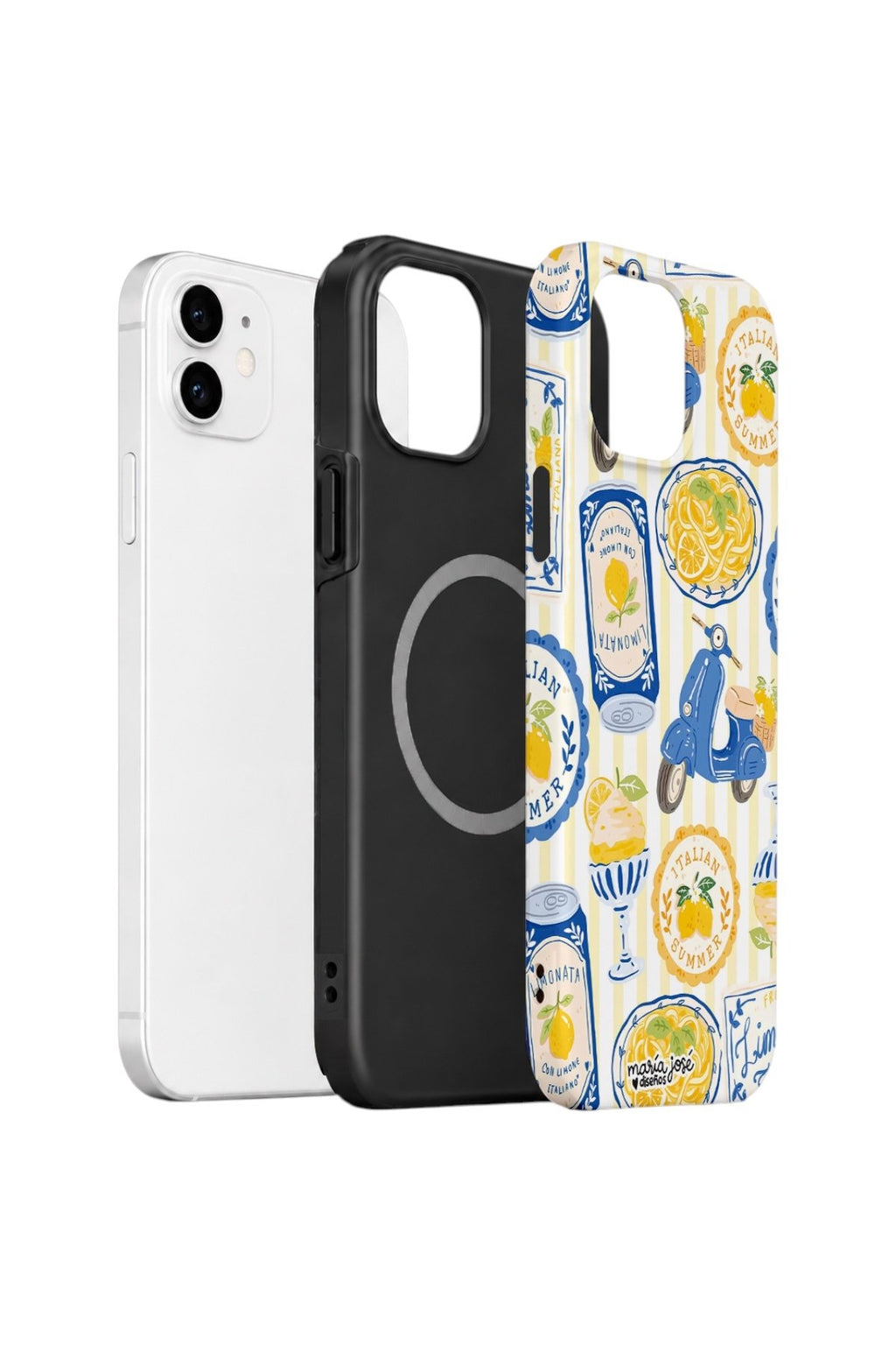 iPhone 11 Vorian Çift Katmanlı MagSafe Kılıf Italian Tableware