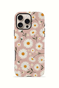 iPhone 16 Pro Max Vorian Çift Katmanlı MagSafe Kılıf Daisy Mocha Garden