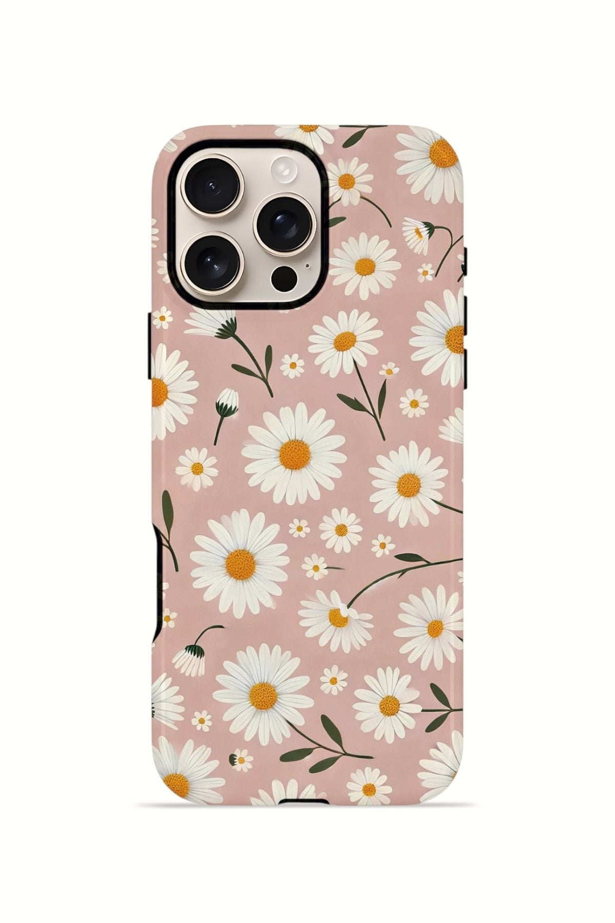 iPhone 16 Pro Max Vorian Çift Katmanlı MagSafe Kılıf Daisy Mocha Garden