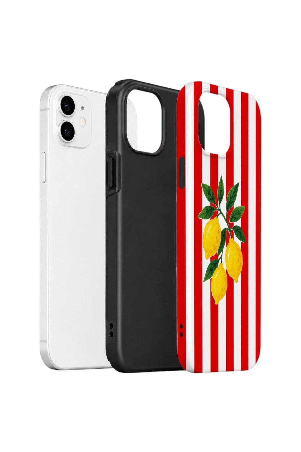 iPhone 11 Vorian Çift Katmanlı Kılıf Lemon Parade Red