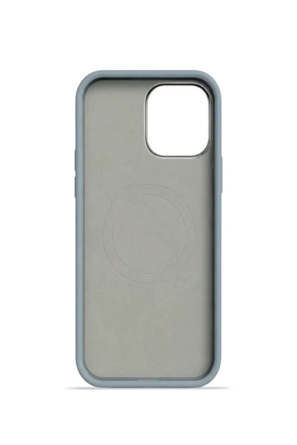 iPhone 15 Pro GripStand MagSafe Deri Kılıf Gri