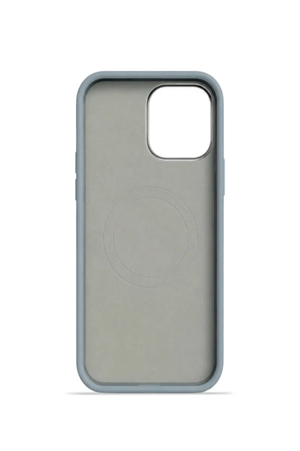 iPhone 15 Pro GripStand MagSafe Deri Kılıf Gri