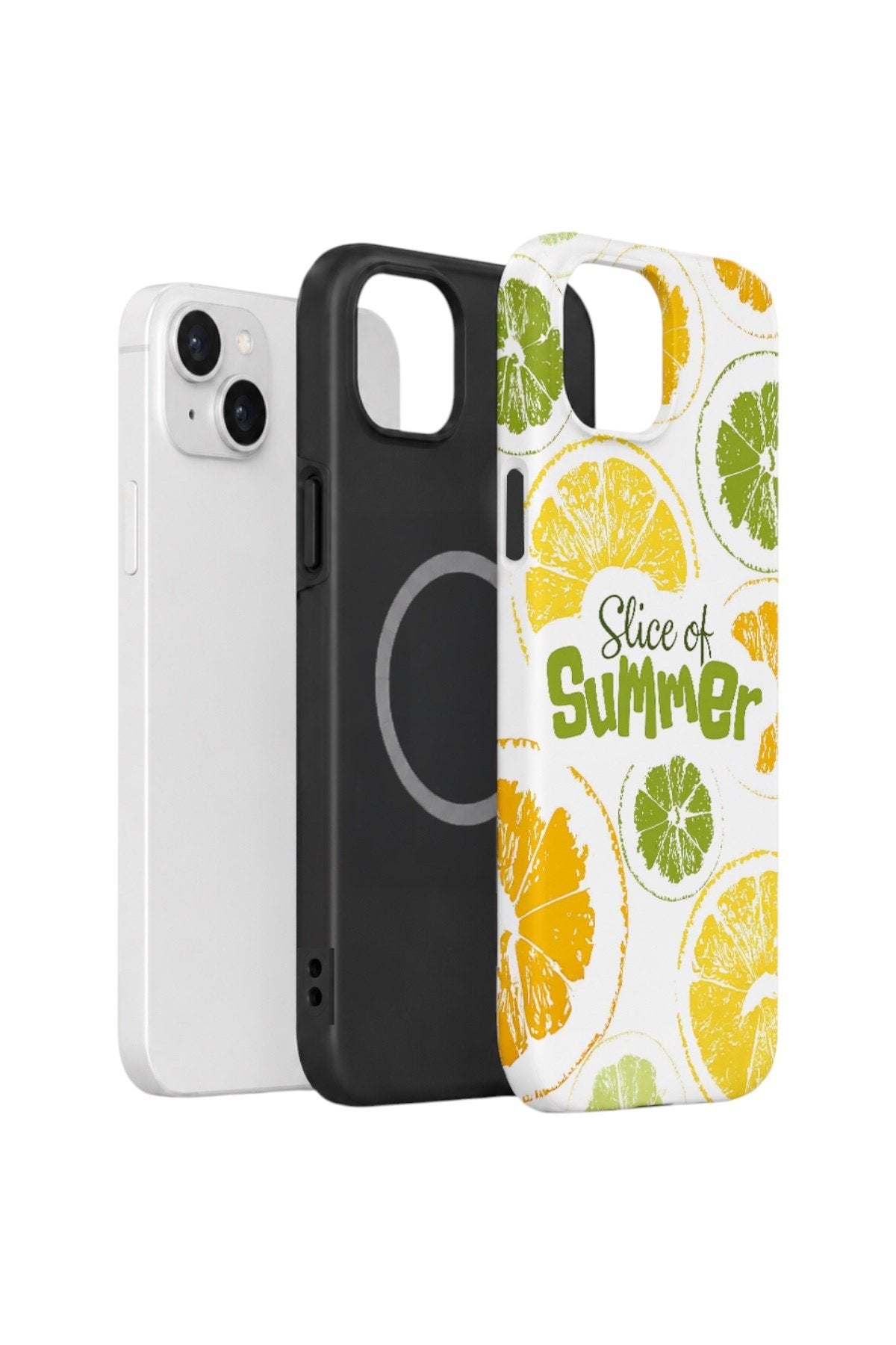 iPhone 13 Vorian Çift Katmanlı MagSafe Kılıf Slice Of Summer