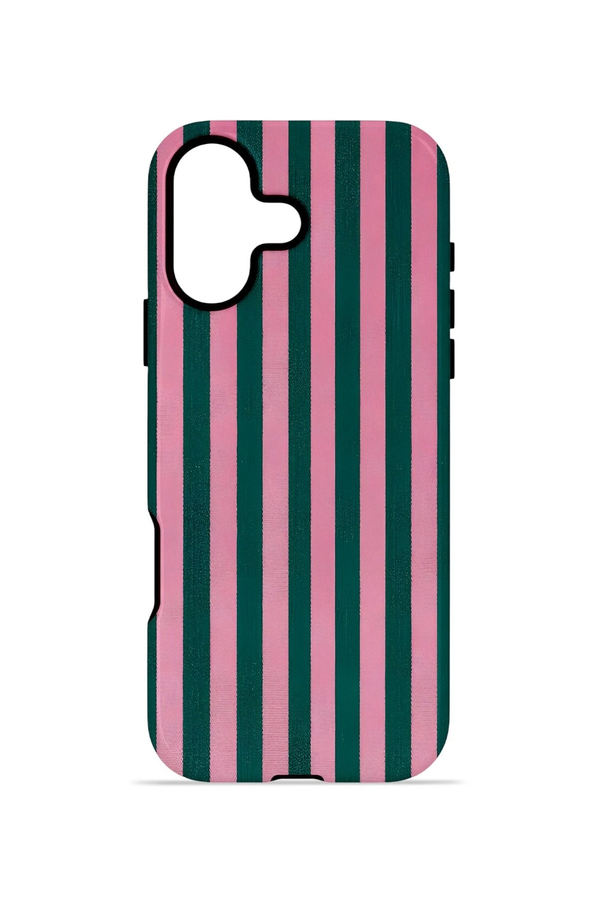 iPhone 16 Plus Vorian Çift Katmanlı MagSafe Kılıf Pink Navy Cabana