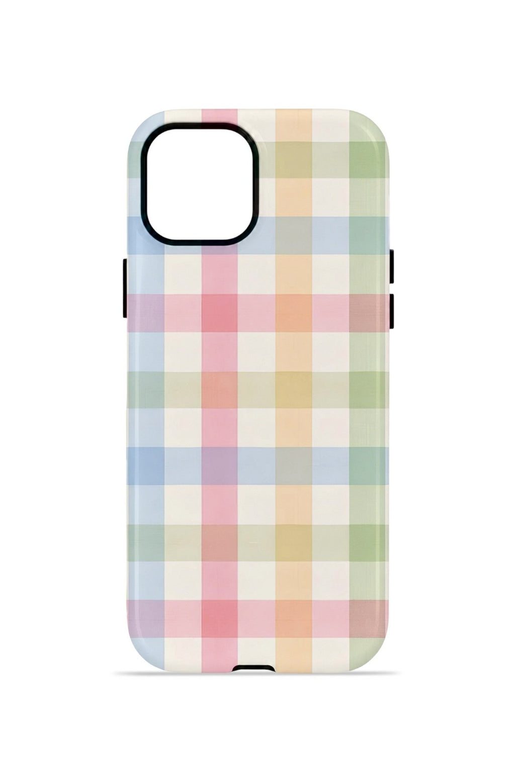 iPhone 11 Vorian Çift Katmanlı Kılıf Pastel Gingham