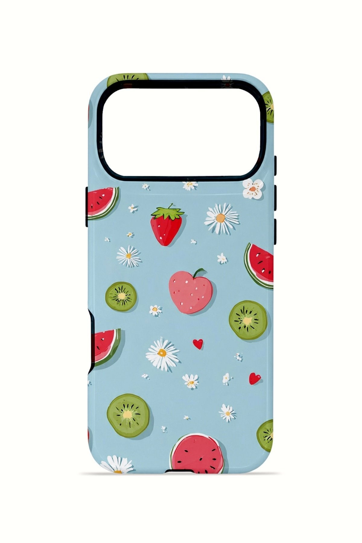 iPhone 17 Pro Max Vorian Çift Katmanlı Kılıf Fruit Confetti Sky