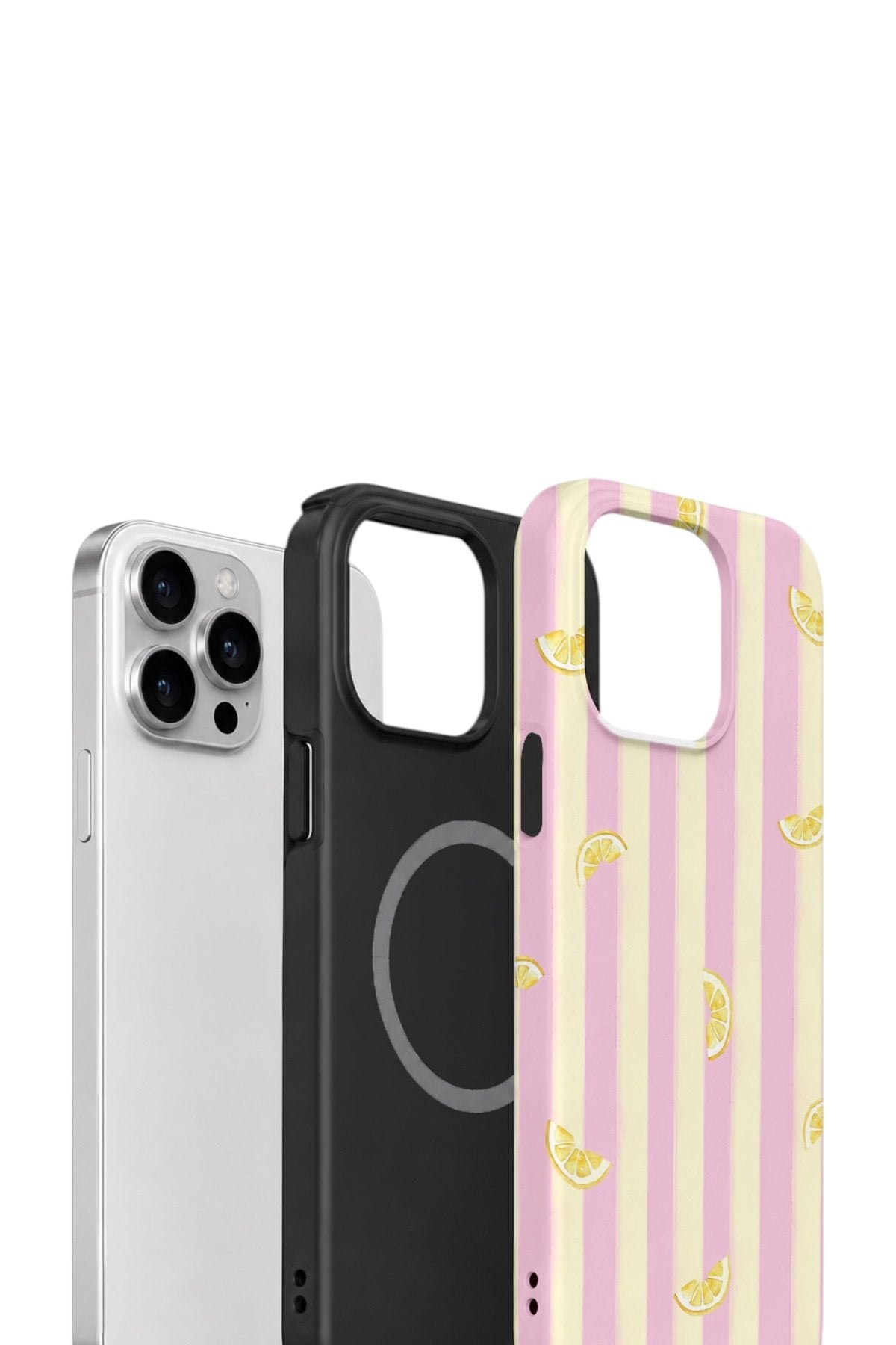 iPhone 12 Pro Max Vorian Çift Katmanlı MagSafe Kılıf Pink Lemon Parade