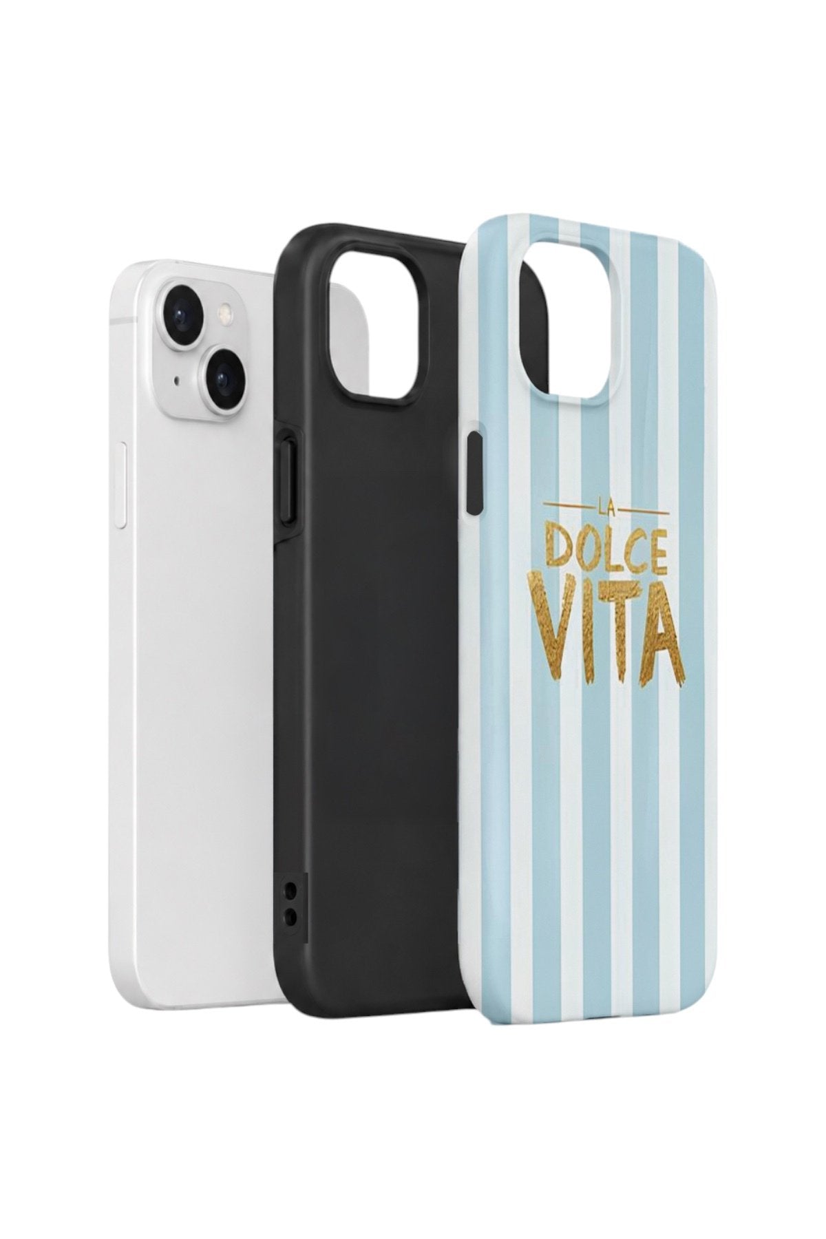iPhone 15 Plus Vorian Çift Katmanlı Kılıf La Dolce Vita Blue