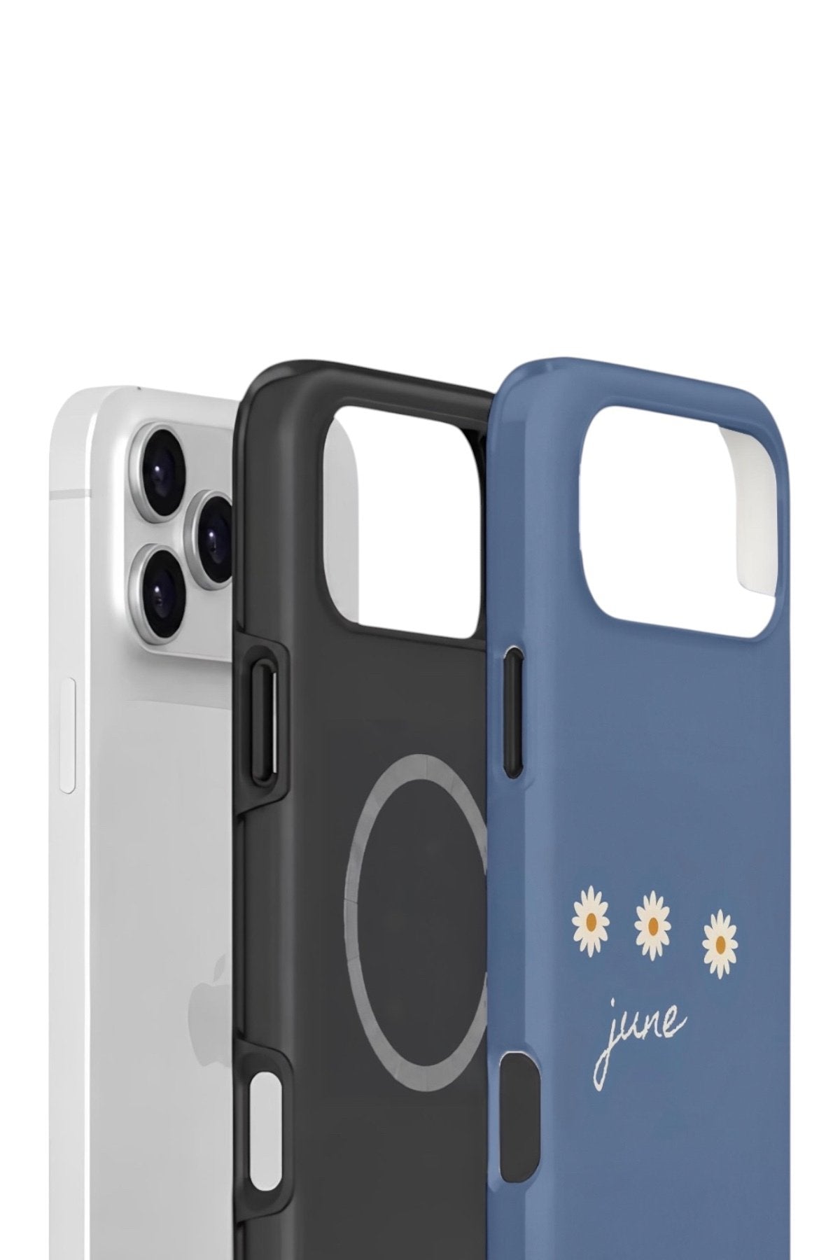 iPhone 17 Pro Max Vorian Çift Katmanlı MagSafe Kılıf June Daisy Blue