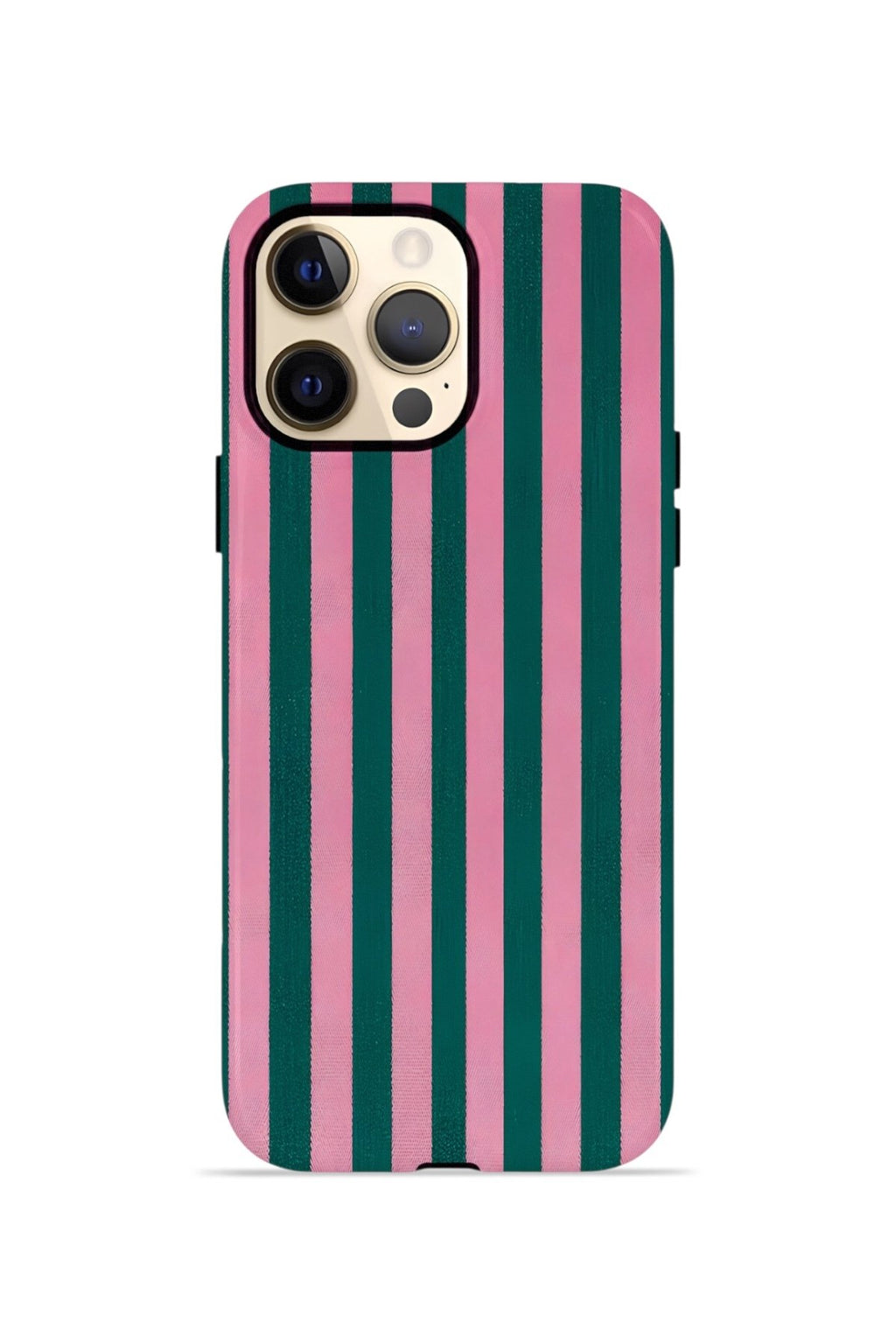iPhone 12 Pro Max Vorian Çift Katmanlı Kılıf Pink Navy Cabana