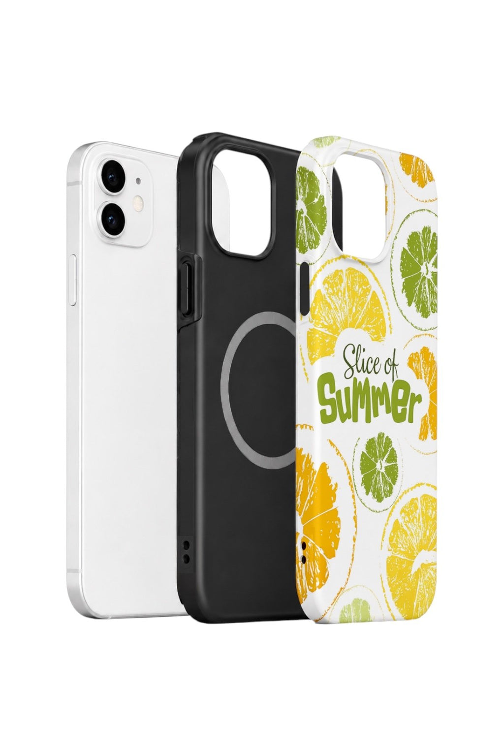 iPhone 12 Vorian Çift Katmanlı MagSafe Kılıf Slice Of Summer