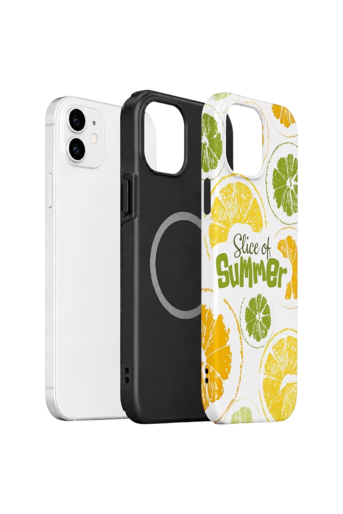 iPhone 12 Vorian Çift Katmanlı MagSafe Kılıf Slice Of Summer