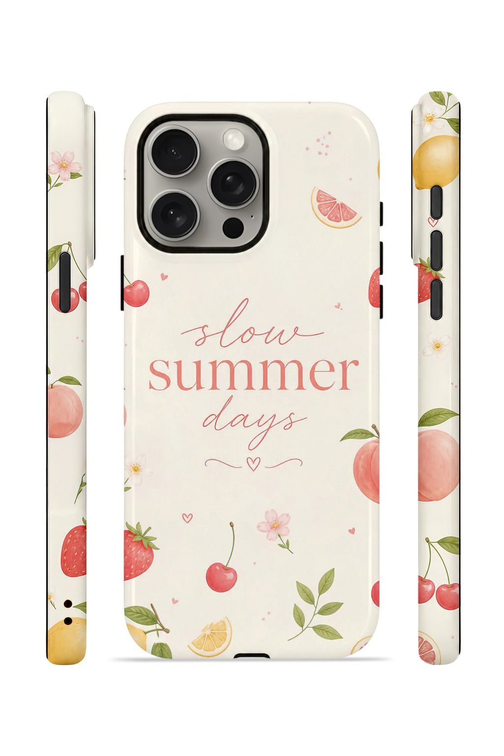 iPhone 15 Pro Vorian Çift Katmanlı MagSafe Kılıf Slow Summer Days