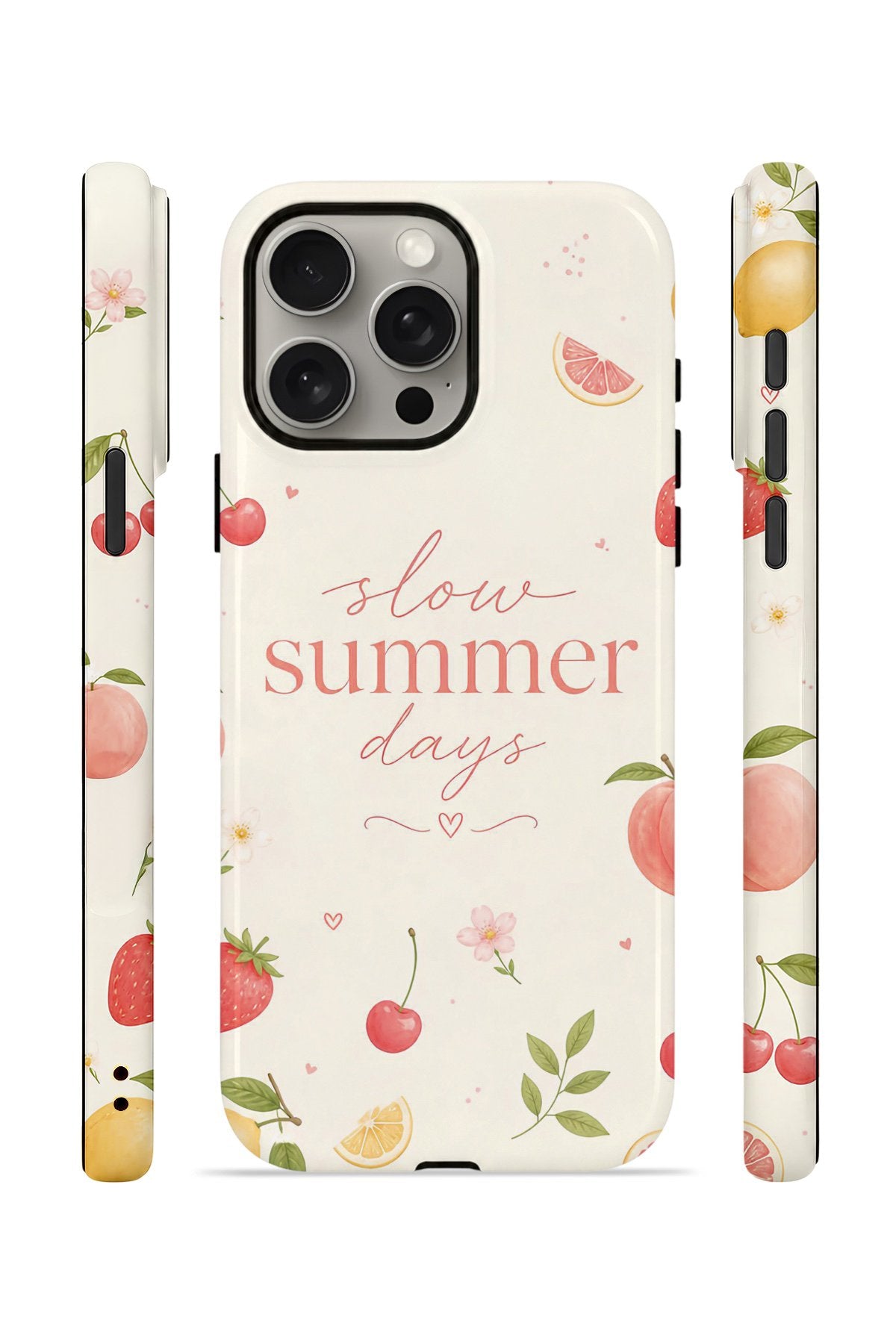iPhone 15 Pro Vorian Çift Katmanlı MagSafe Kılıf Slow Summer Days