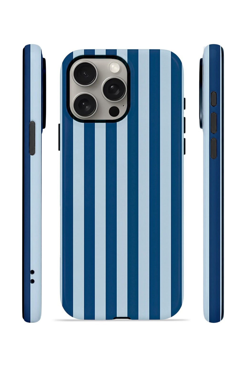 iPhone 15 Pro Vorian Çift Katmanlı Kılıf Deep Blue Riviera