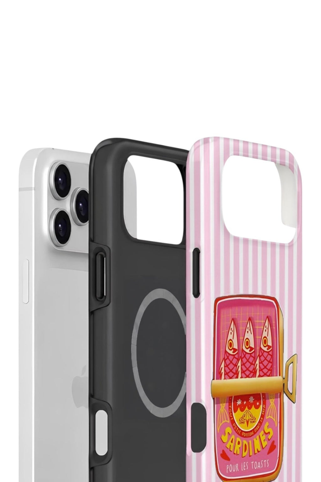 iPhone 17 Pro Vorian Çift Katmanlı MagSafe Kılıf Sardine Club Pink