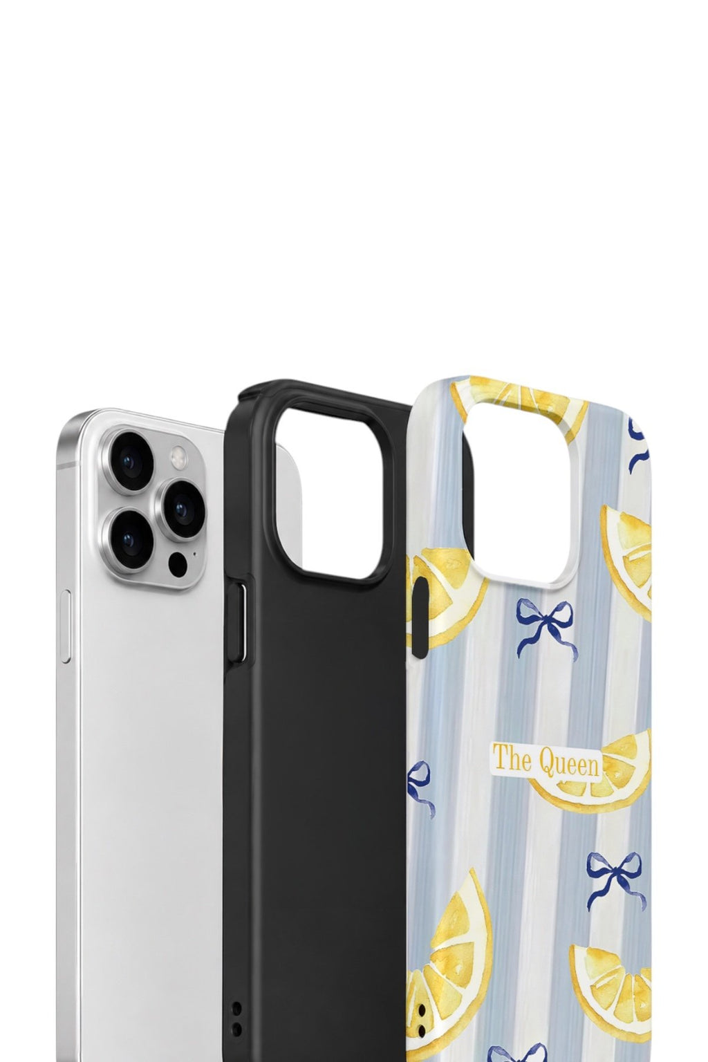 iPhone 12 Pro Max Vorian Çift Katmanlı Kılıf Queen Lemon Bow