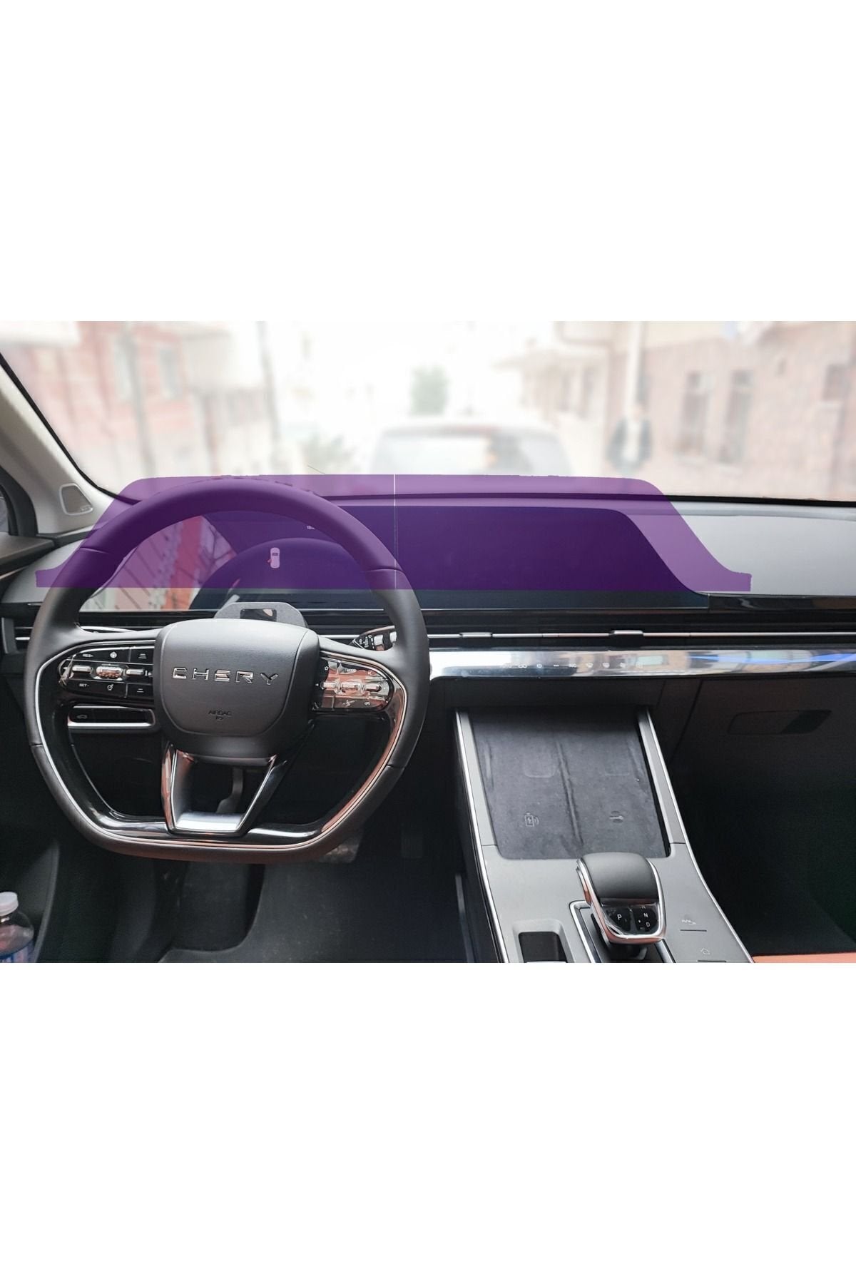 Chery Omoda 5 - Glass Ekran Koruyucu (GÖSTERGE MULTİMEDYA ÇİFT PARÇA) 9h Nano