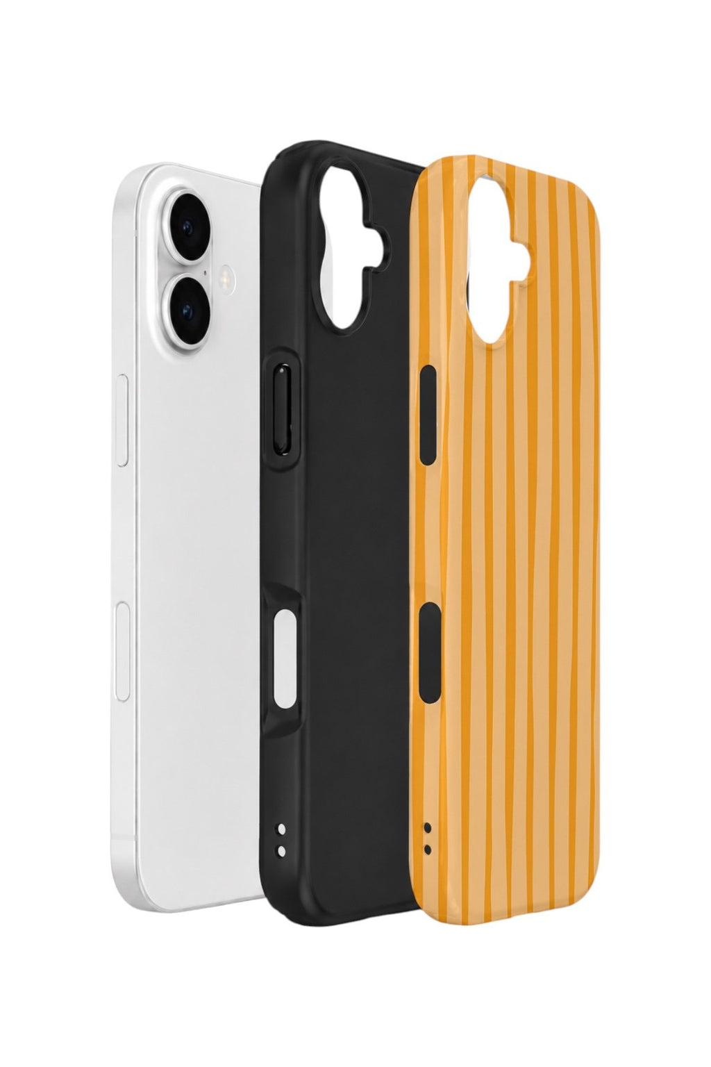 iPhone 16 Plus Vorian Çift Katmanlı Kılıf Golden Hour Stripe