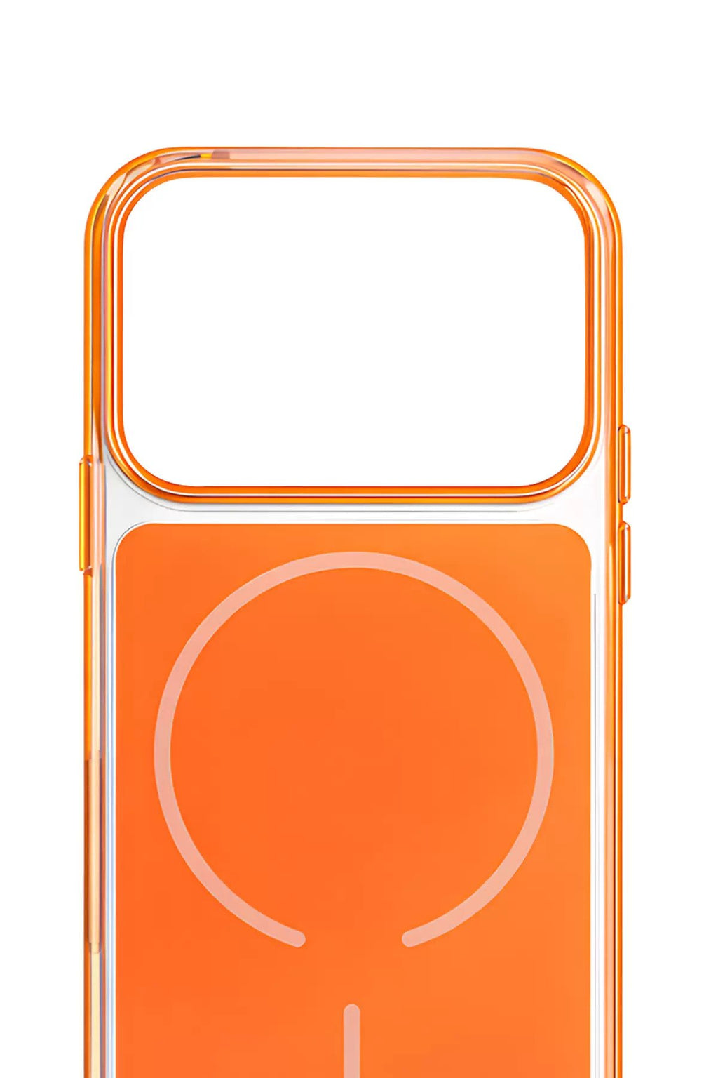 iPhone 17 Pro Max AuraShield MagSafe Kılıf Orange Frame