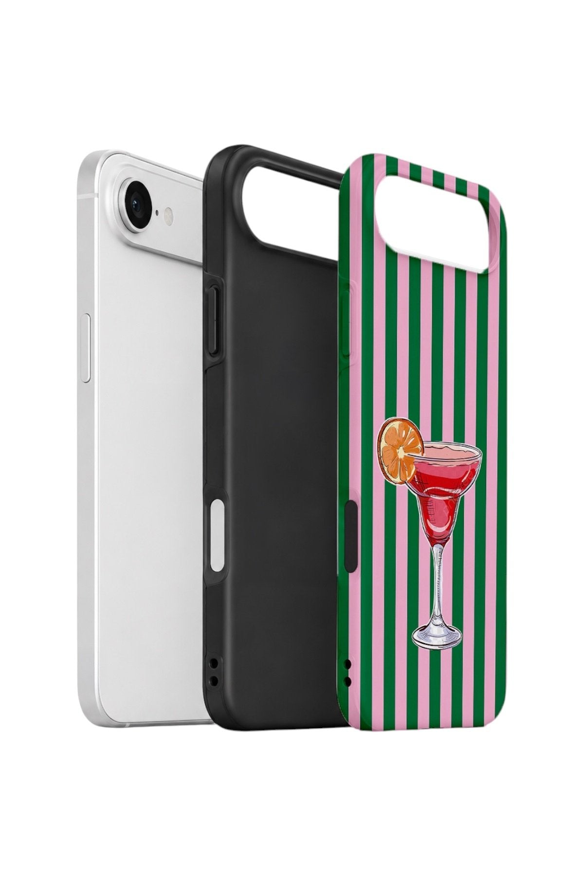 iPhone 17 Air Vorian Çift Katmanlı Kılıf Pink Citrus Cocktail