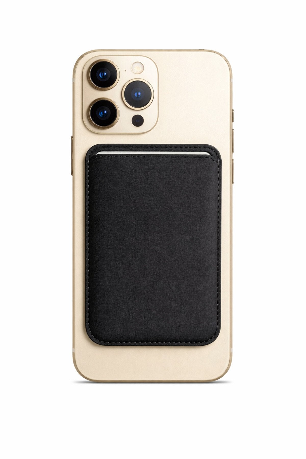 Aurevia Suede Black (Siyah) Magsafe Kartlık