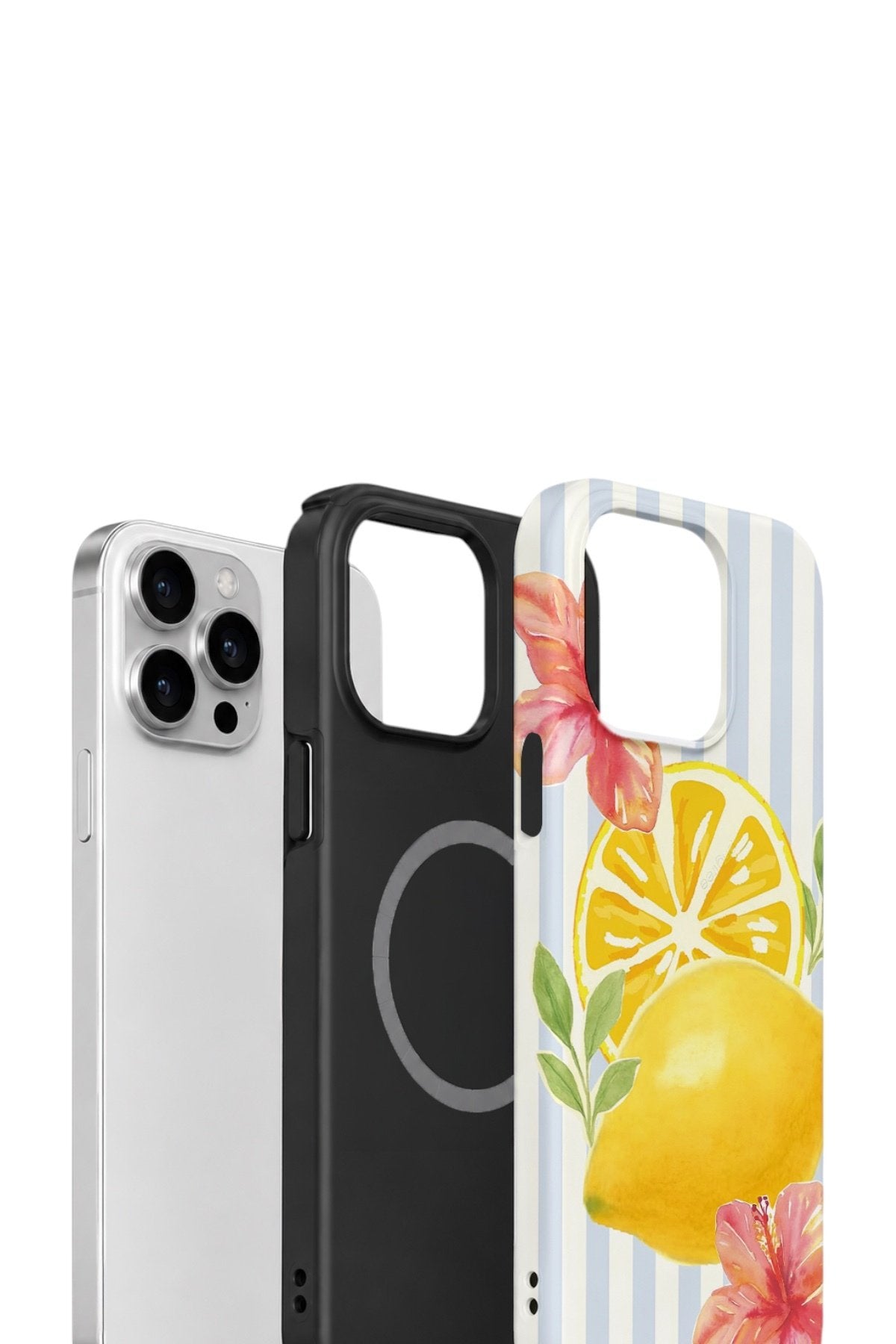 iPhone 14 Pro Max Vorian Çift Katmanlı MagSafe Kılıf Lemon Blossom Coast