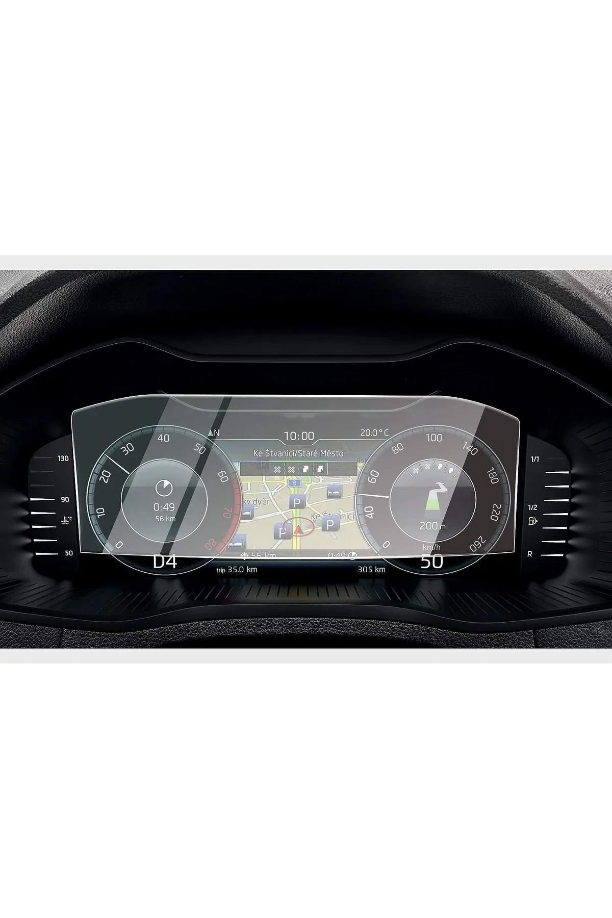 Skoda Superb Dijital Gösterge Nano Glass Ekran Koruyucu