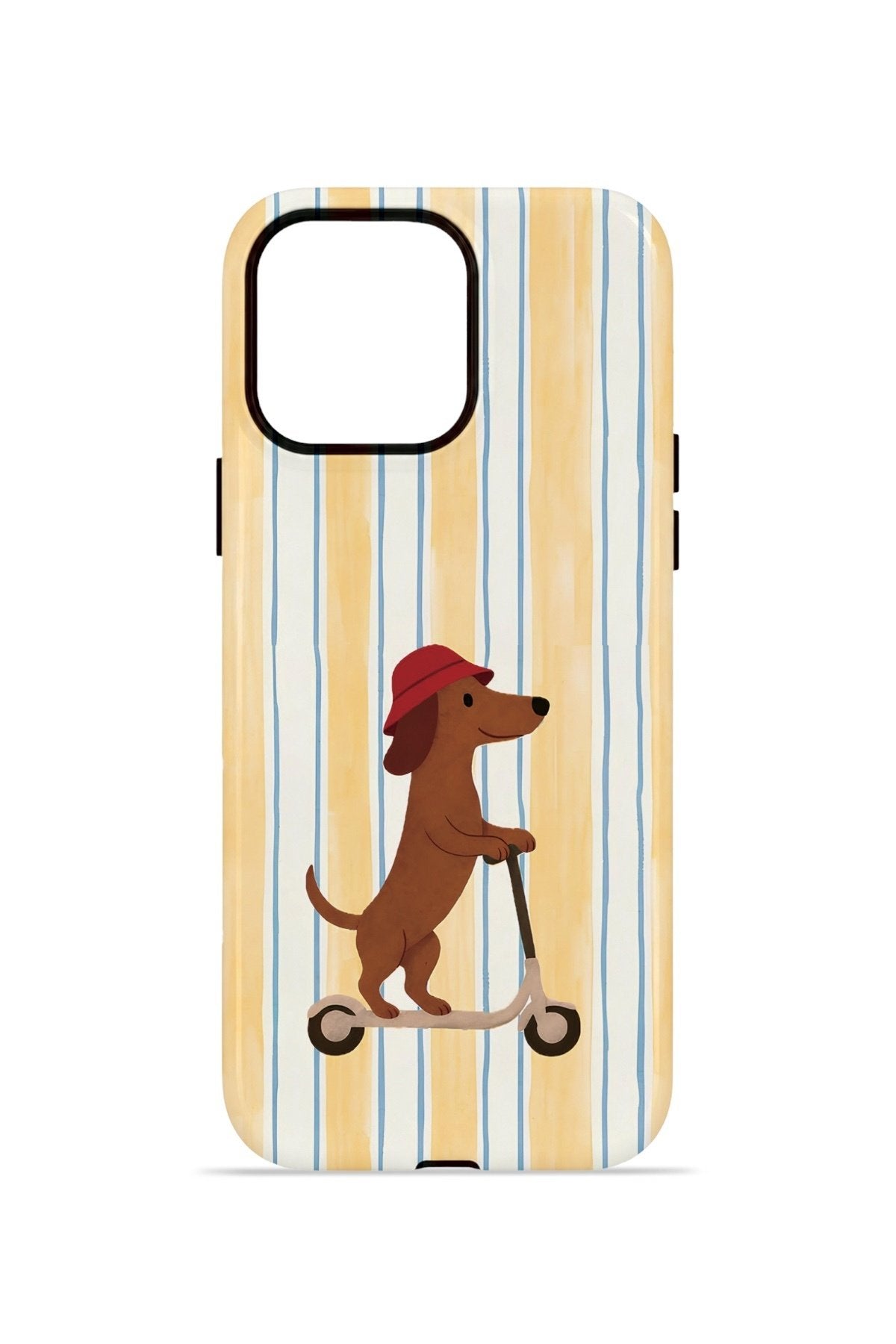 iPhone 12 Pro Vorian Çift Katmanlı Kılıf Dachshund Riviera