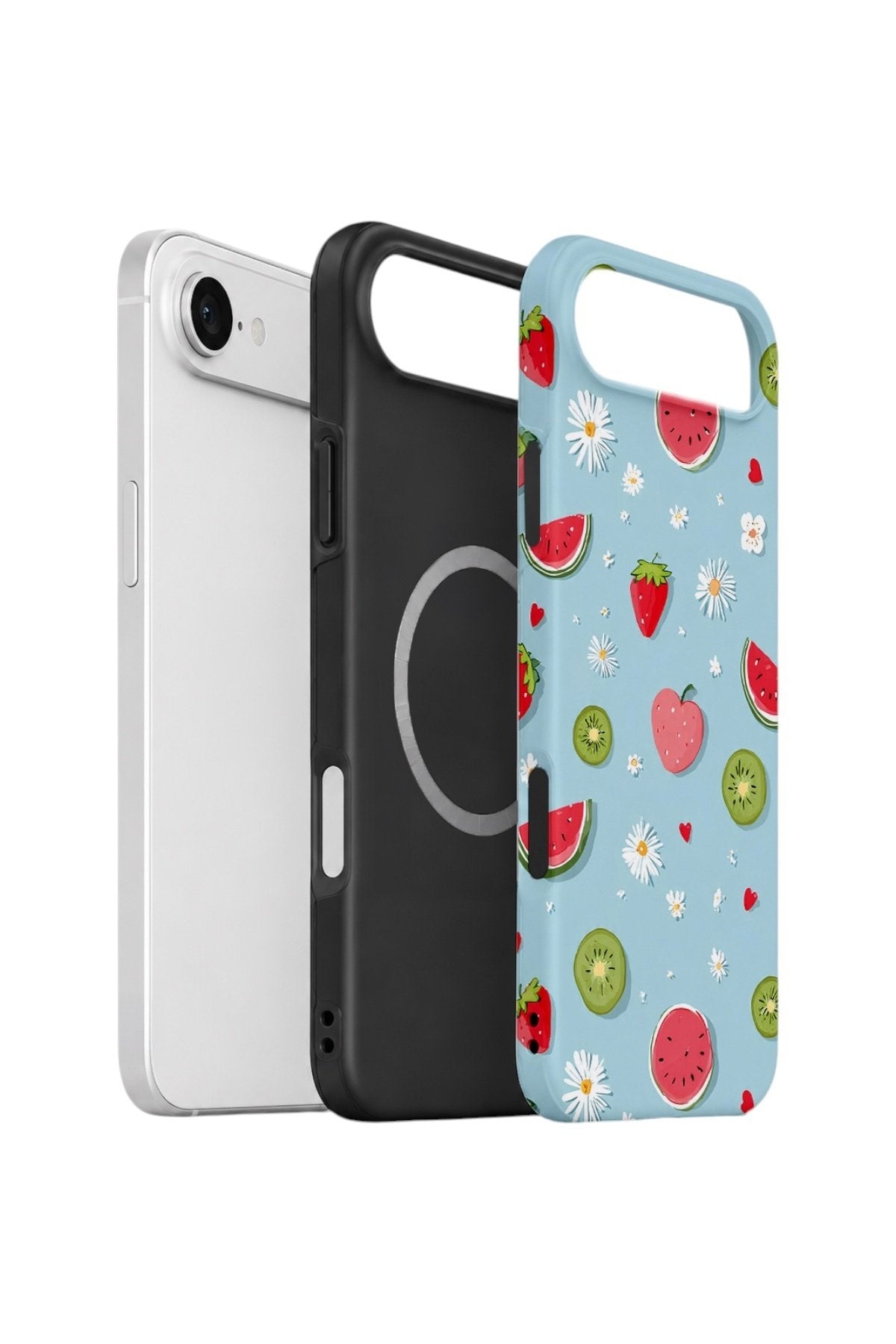 iPhone 17 Air Vorian Çift Katmanlı MagSafe Kılıf Fruit Confetti Sky