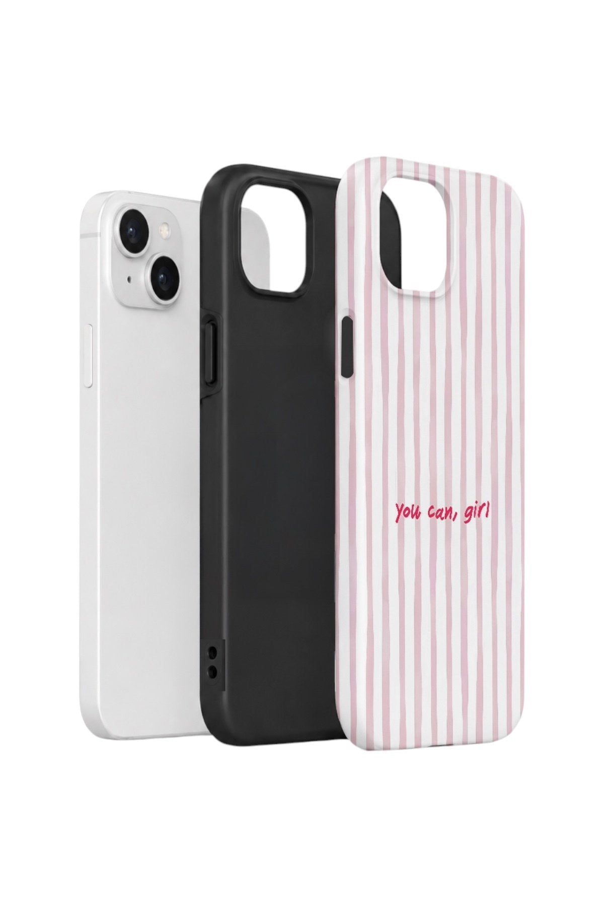 iPhone 15 Vorian Çift Katmanlı Kılıf You Can Girl