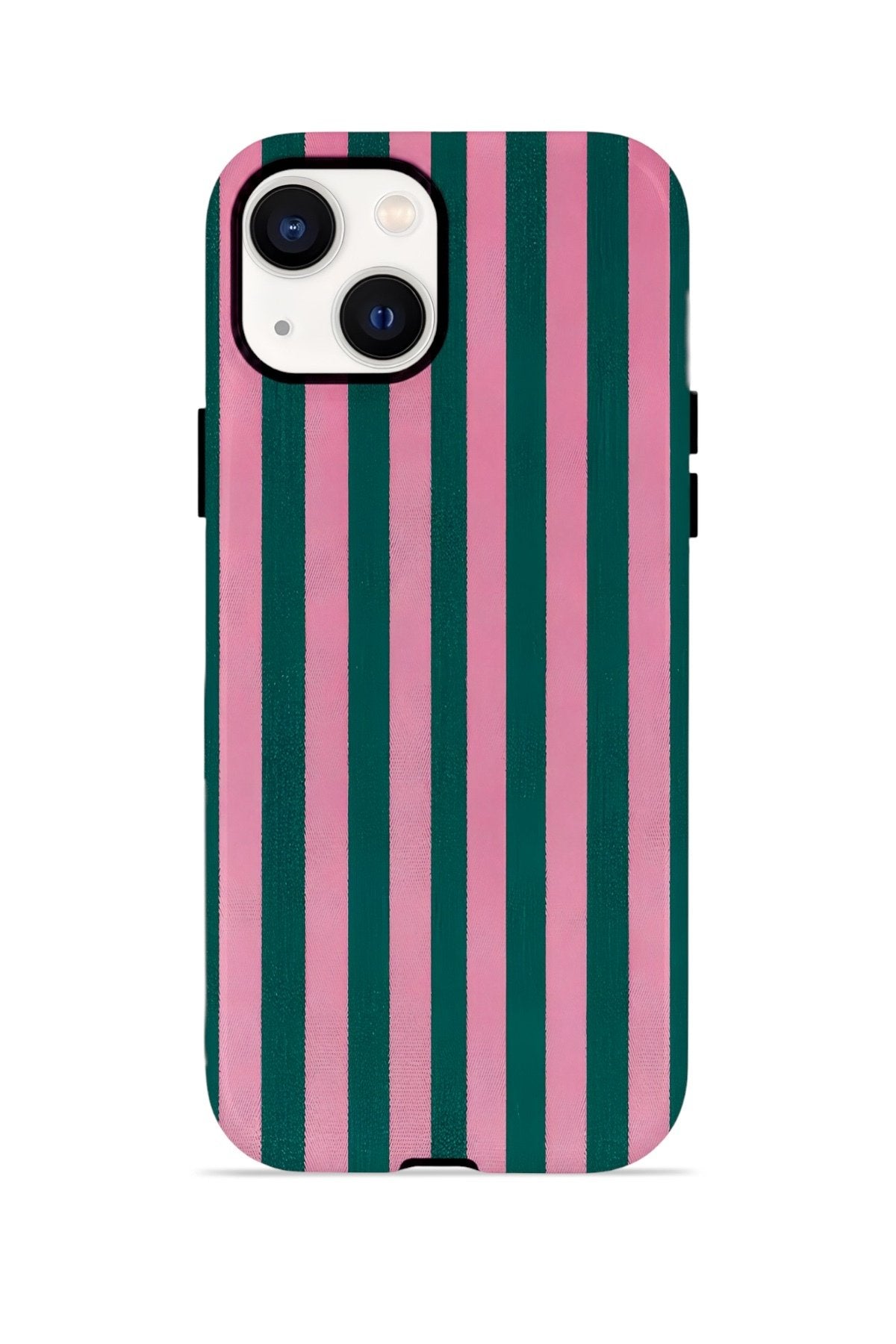 iPhone 13 Vorian Çift Katmanlı Kılıf Pink Navy Cabana