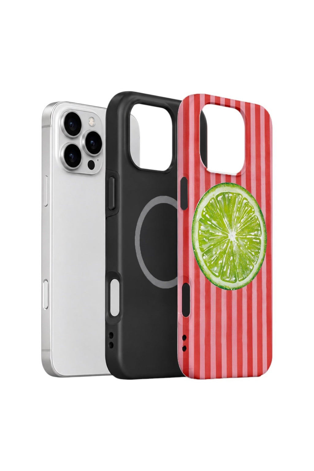 iPhone 16 Pro Max Vorian Çift Katmanlı MagSafe Kılıf Lime Slice Pop