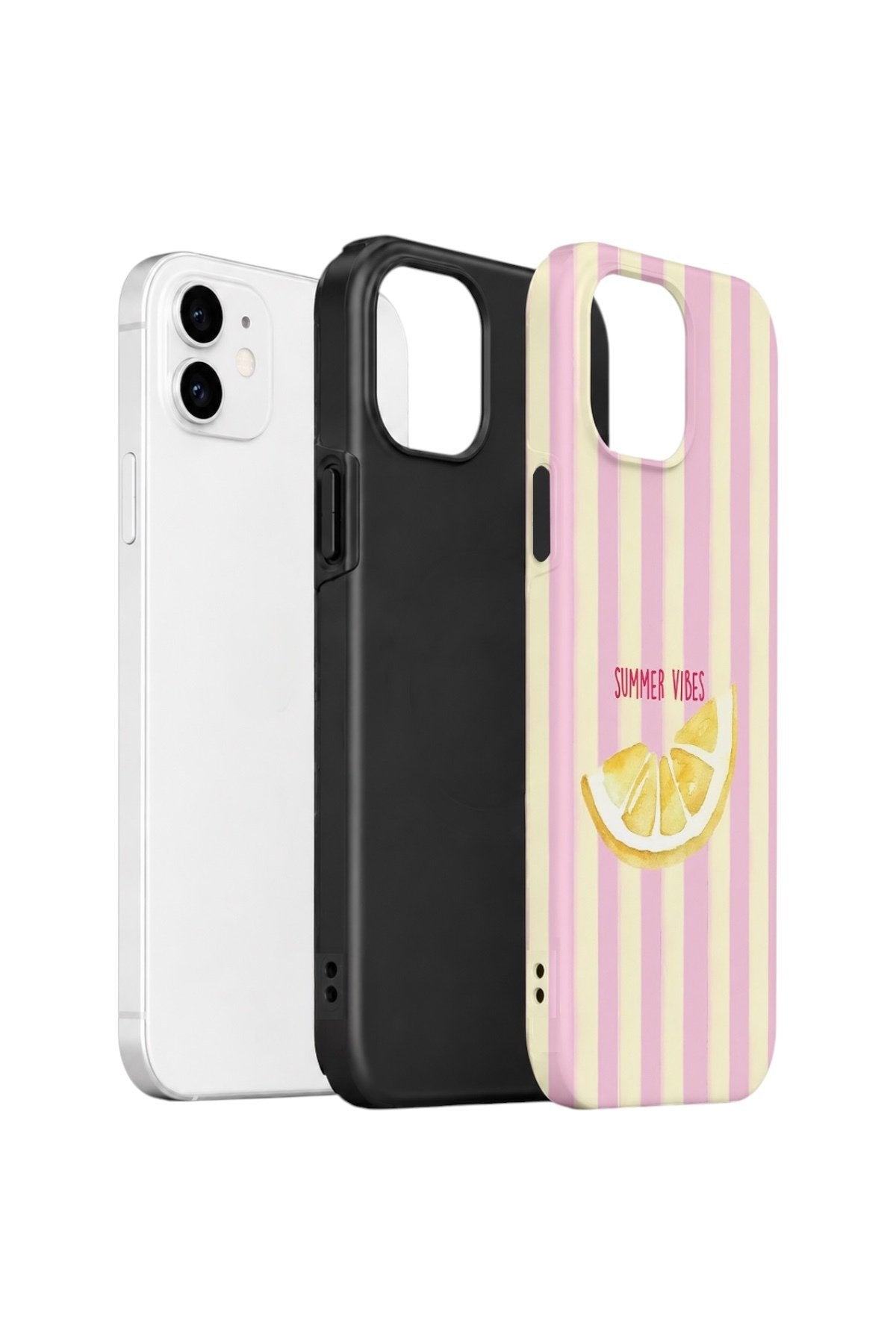 iPhone 11 Vorian Çift Katmanlı Kılıf Summer Vibes Lemon